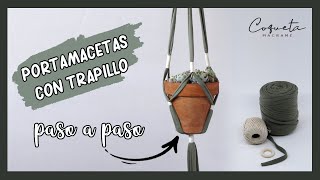 Como hacer un macetero en 10 min MUY FACIL [upl. by Tterab]