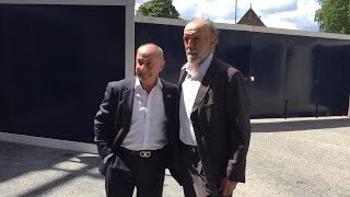 Tottenham Greats Ossie Ardiles amp Ricky Villa Head Into White Hart Lane For Final Match [upl. by Bowers]