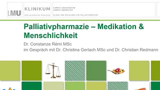 Palliativpharmazie Medikation und Menschlichkeit [upl. by Serdna508]