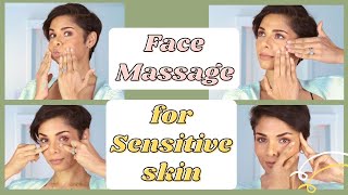 AntiAging Facial Massage Techniques and Skincare Routine For Sensitive Skin [upl. by Wj937]