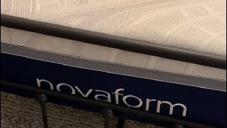 Novaform 14 Serafina Pearl Gel Queen Memory Foam Mattress Review [upl. by Lamdin762]