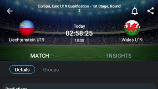 LIVE Liechtenstein U19 VS Wales U19 Eurou19 qualification1st stageRound 3 [upl. by Fennie248]