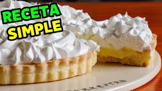 🔰 Lemon Pie sin TACC receta de masa  crema de limón receta fácil sin gluten [upl. by Perot12]