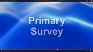 Lifeguard Primary Survey by American Lifeguard Association® [upl. by Ttenna]