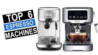 Top 6 Espresso Machines 2024  2024 best espresso machines Reviews [upl. by Luciana758]