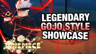 AOPG How To Get Gojo StyleLimitless and Full Showcase A One Piece Game  Roblox [upl. by Nnylrats]