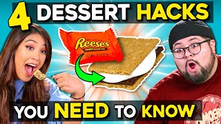 4 Dessert Hacks You Need to Know [upl. by Enilram440]