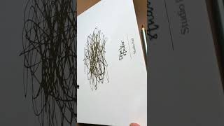 First sketch studio pad satisfyingvideo studiopad tomsstudio ink wellbeing arttherapy [upl. by Bovill]