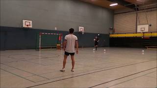 Futsal Coaching I Individual Skills Stamina Coordination Shooting Training I HSRW Kleve [upl. by Auqenahc]