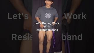 Leg workout with resistance band legday legworkout winterarc homeworkout telugufitness telugu [upl. by Fai]