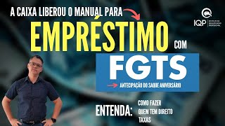 Empréstimo com FGTS liberado Veja como será [upl. by Dagney51]