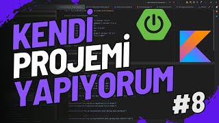 Kendi Projemi Yapıyorum  Unit Testleri Yazıyoruz Kotlin  Spring Boot [upl. by Kcirednek249]