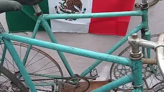 ADOLFO PULIDO COLLEZIONEVINTAGE TRACK BICYCLES FRENCH FRAME SET NERVEX LUGS BARN FIND [upl. by Purse]