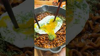 Korean Sweet Buldak Ramen with Fried egg [upl. by Gisser]