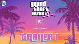 GRAND THEFT AUTO 6 TRAILER COUNTDOWN WATCH PARTY amp REACTION  GTA 6 Trailer IS FINALLY HERE [upl. by Ynar461]