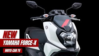 New Yamaha ForceX 155 Scooter Unveiled  MOTOCAR TV [upl. by Ssirk]