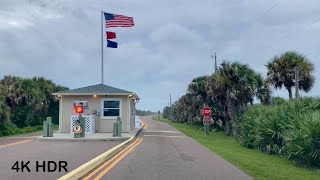 Canaveral National Seashore  Driving tour through the park North entrance Apollo Beach [upl. by Lody]