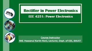 3 Uncontrolled Rectifier Circuit in Power Electronics by HK Roni in Bangla [upl. by Hadwin35]