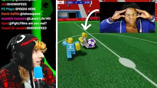 IShowSpeed Vs Kreekcraft I Roblox [upl. by Ysset820]