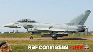 LIVE Action Stream RAF Coningsby  Eurofighter Typhoon FGR4  Fighter Jet Show 090123 2023 [upl. by Soneson288]