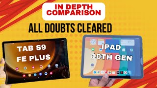 Ipad 10th Gen vs Tab S9 FE Plus in depth Comparison  Which one should you buy in Diwali Sale [upl. by Ailehs678]