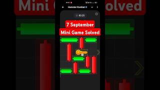 7Sept Today Daily Mini Game  Hamster Kombat Daily Combo Card  hamster Cipher Code 7 September [upl. by Vivienne]