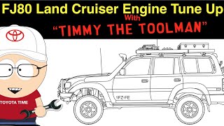 Toyota FZJ80 Land Cruiser Engine Tuneup [upl. by Burnley]