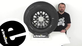 etrailer  The LowDown on the Castle Rock ST23580R16 Radial Tire w 16quot Eagle Aluminum Wheel [upl. by Jessalin]