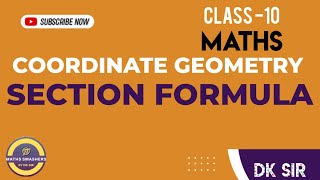 Section formula  Ch7  Coordinate Geometry  Maths Smashers DK maths exam mathssmashersclass10 [upl. by Yule]