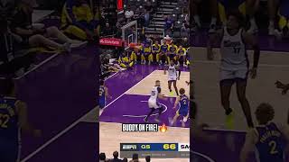 BUDDY HIELD ON FIRE WITH 6 threes nbamukinyarwanda nbapreseason nba subscribe for more reels [upl. by Rebmac]