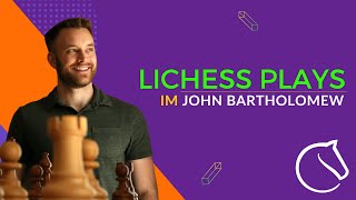 IM John Bartholomew Lichess Plays October 9 2022 [upl. by Hylton]