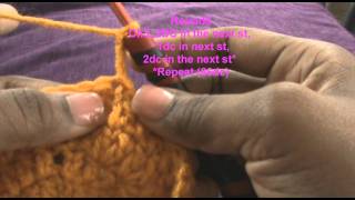 How to Crochet a Extra Slouchy Beanie pt 1 [upl. by Lapides]