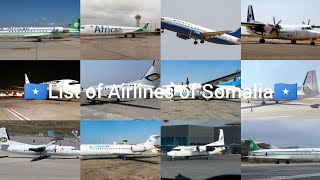 List of Airlines of Somalia  Aviation BD [upl. by Annauj]