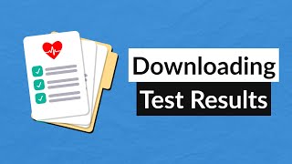 Downloading Test Results in MyChart [upl. by Aihsitan]