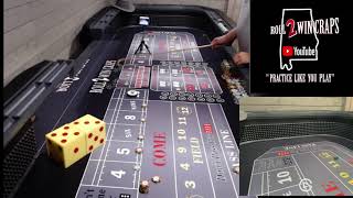 15 Craps using the 51 35 dice set Craps dice set [upl. by Naziaf]