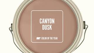 BEHR® 2021 Color of the Year Canyon Dusk [upl. by Nihs]