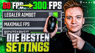 Die BESTEN SETTINGS für WARZONE SEASON 5 Max FPS Sichtbarkeit Tastenbelegung [upl. by Annovaj]