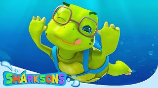 Swim Swim Swim Song  Its So Much Fun  The Sharksons  Songs for Kids  Nursery Rhymes amp Kid Songs [upl. by Harriet754]