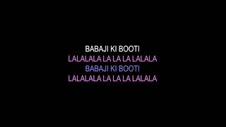 babaji ki booti karaoke [upl. by Latta]