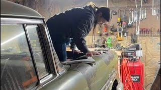 57 Pontiac Starchief small block Chevy conversion part 1 [upl. by Remliw691]