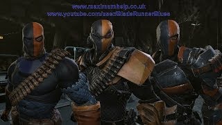 Deathstroke All Costumes Showcase Batman Arkham Origins Maximum Graphical Settings Gameplay 1080p PC [upl. by Soule]