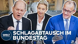 GENERALDEBATTE Opposition teilt gegen Bundesregierung aus – quotIhre Politik zerstört Deutschlandquot [upl. by Eseilana]