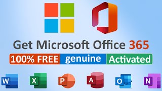 Download Install and Activate Genuine MS Office 365 for free for Lifetime Official Microsoft [upl. by Harias267]