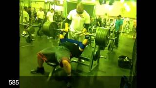 Eric Spoto and Stan Efferding Benching Big [upl. by Ajiram315]