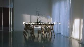 Ethnicraft l Bok Extendable Dining Table  By FCI London [upl. by Gerius]