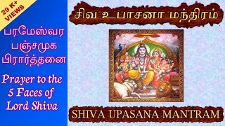 SHIVA UPASANA MANTRAM WITH TAMILENGLISH LYRICS [upl. by Maltzman461]