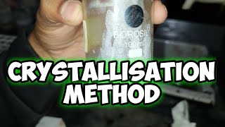 Crystallisation method  Chemistry practical  Bsc 1st year [upl. by Notfa]