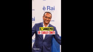 Sanremo 2025 Carlo Conti conduttore e direttore artistico l’annuncio al Tg1 [upl. by Anitsuga]