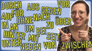 🇩🇪 Tout savoir sur les PREPOSITIONS en allemand  le tutoriel complet avec le datif et laccusatif [upl. by Cristoforo]