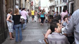 Music in the Streets Santiago de Compostela Spain [upl. by Nealah707]